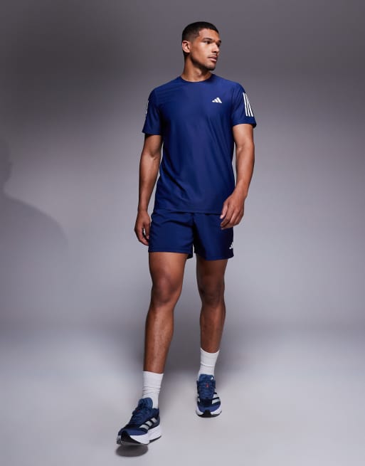 adidas Running – Own The Run – T-Shirt in Marineblau, 3 von 4