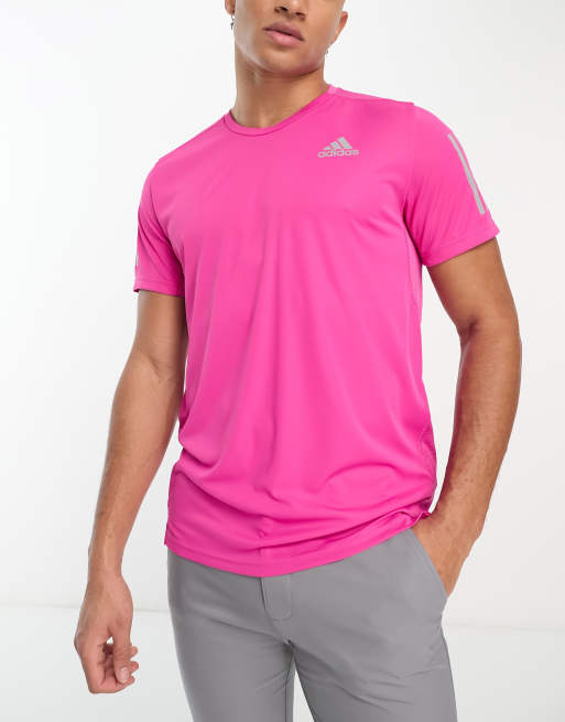 Pink running t store shirt