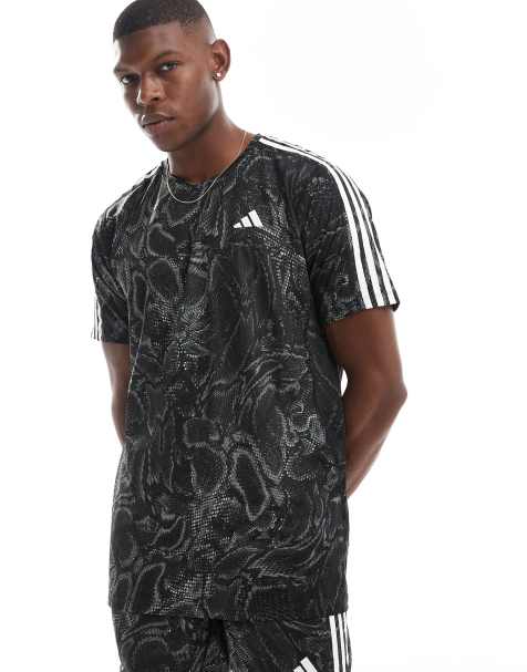 adidas Running Own The Run t-shirt in print - view 1