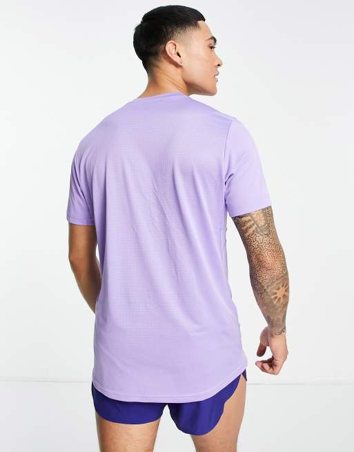 adidas Running Own The Run t-shirt in purple, 2 of 4