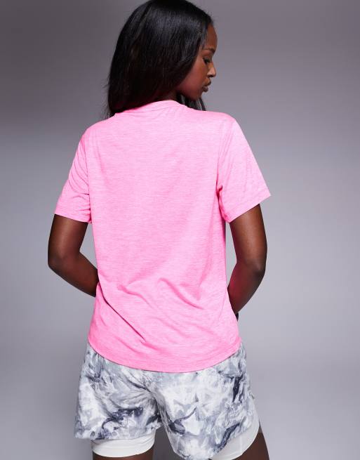 adidas - Running - Own The Run - T-shirt in roze melange, 4 van 4