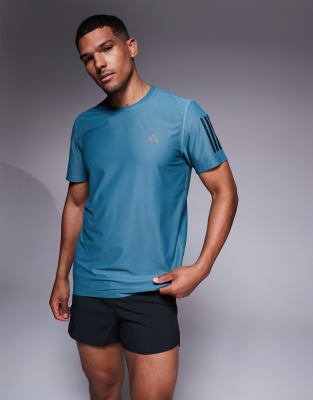 adidas Running Own The Run t-shirt in teal - view 1