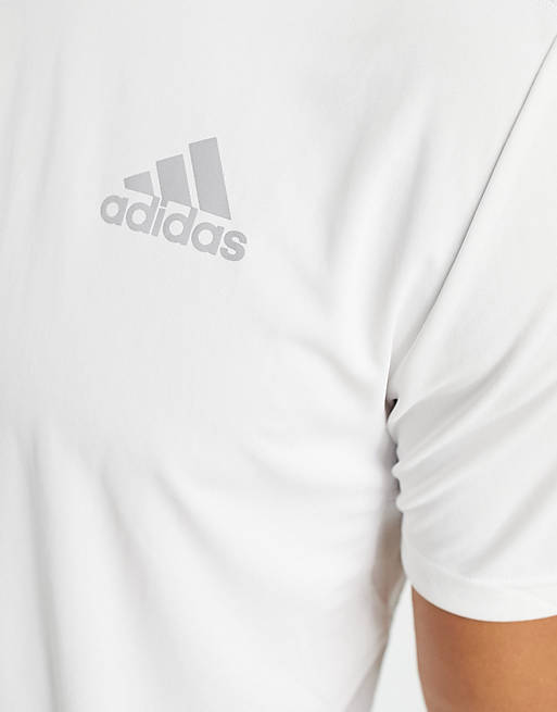 stap Geslaagd Geen adidas Running Own The Run t-shirt in white | ASOS