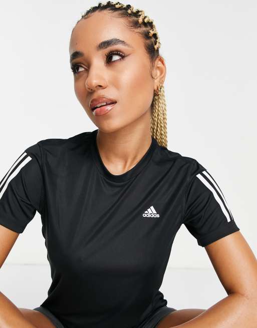 adidas - Running - Own The Run - T-shirt in zwart