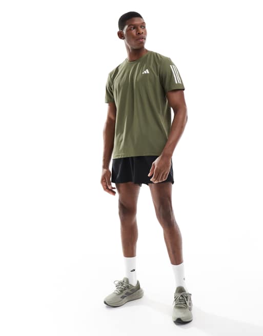 adidas Running - Own The Run - T-shirt - Olive, 4 de 4