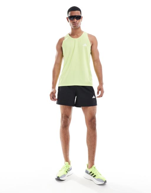 adidas Running Own The Run tank top in green