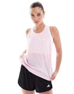 adidas Running - Own The Run - Tanktop in Babyrosa