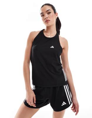 adidas Running – Own The Run – Tanktop in Schwarz - view 1