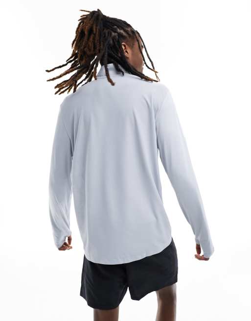 adidas Running - Own The Run - Top à demi-fermeture éclair - Gris, 3 de 4