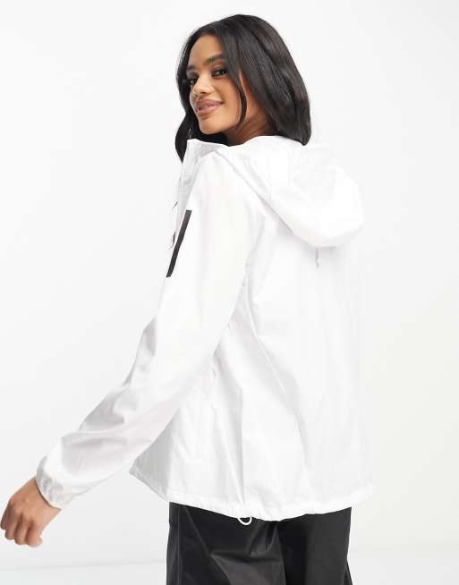 adidas Running Own the Run zip up jacket in white ASOS