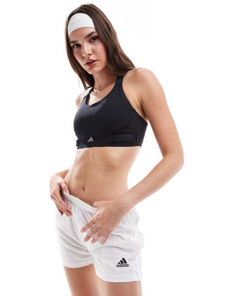 adidas - Running Performance Fast Impact Luxe - Reggiseno nero a supporto elevato - view 1