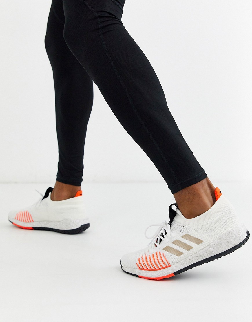 Adidas Running - Pulse Boost - Sneakers bianche-Bianco