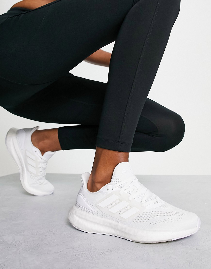 Adidas Running Pureboost 22 sneakers in white