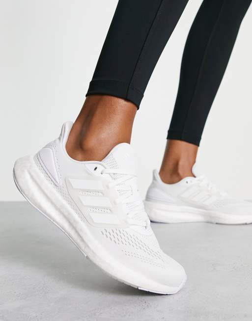 Pure boost all white best sale