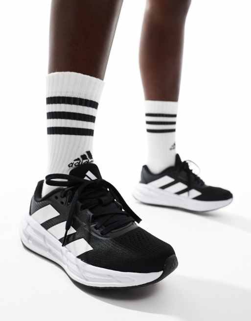 adidas Running Questar 3 trainers in black ASOS