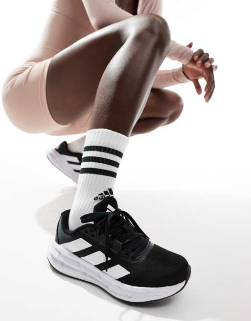 adidas Running Questar 3 trainers in black ASOS