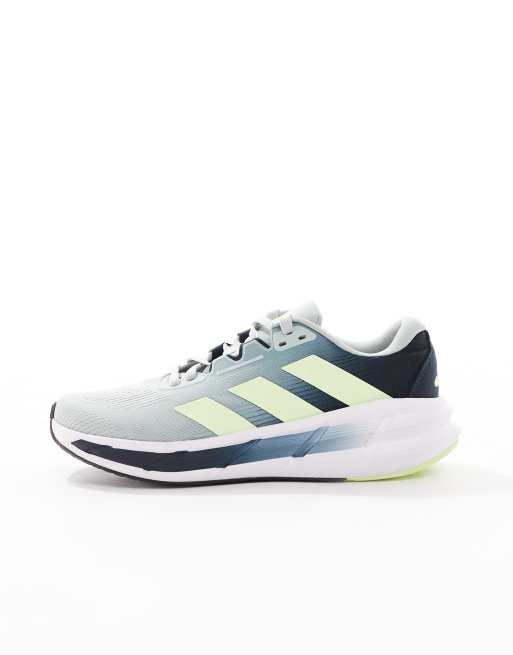 Zapatillas de deporte grises y amarillas Questar 3 de adidas Running