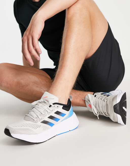 jogging adidas gris et bleu