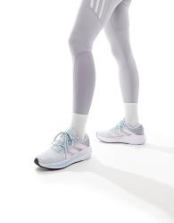 adidas Running Questar trainers 3 in blue and pink