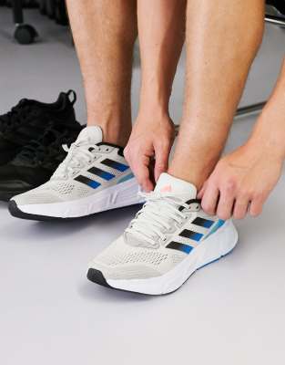 adidas Running Questar trainers in grey 