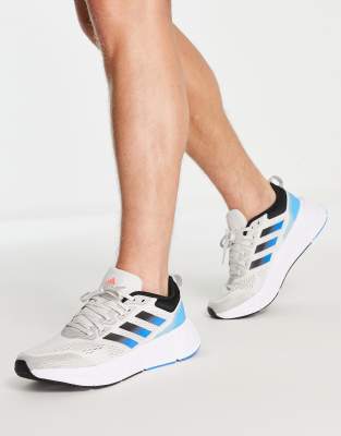 adidas grey blue trainers