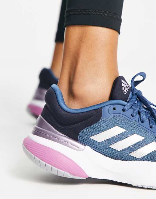 Adidas blue deals womens trainers