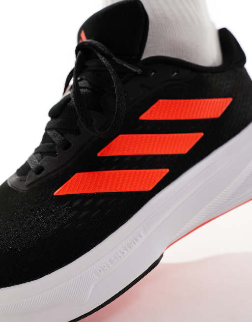 adidas Running Response Super Sneakers nere e rosse ASOS