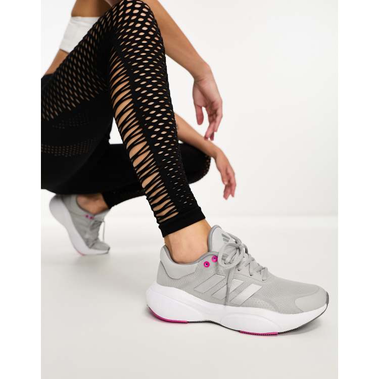 adidas Running Response trainers in grey | ASOS
