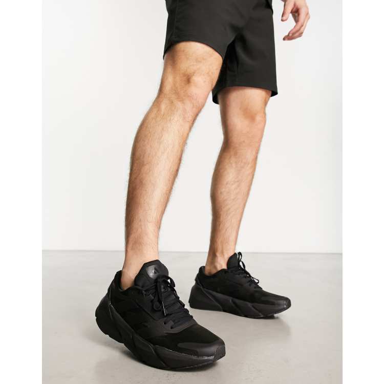 adidas Running Run Adistar sneakers in triple black | ASOS