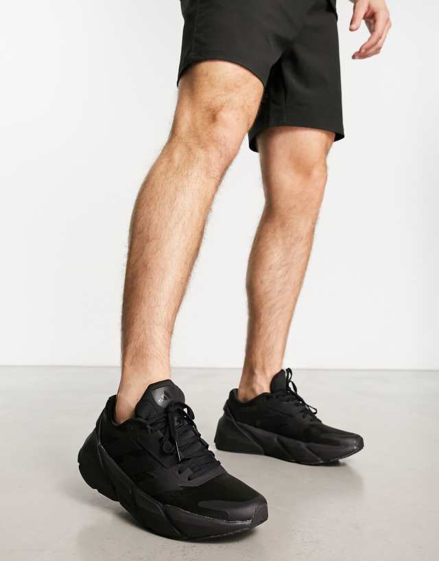 adidas Running Run Adistar sneakers in triple black