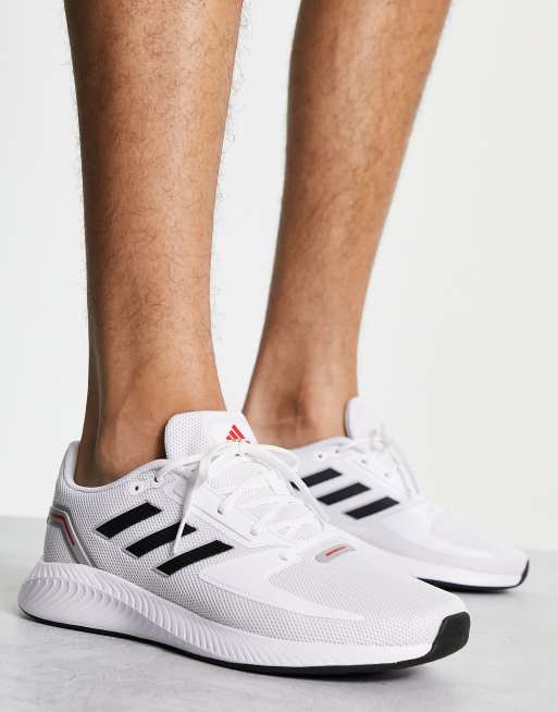 adidas Running Run Falcon 2.0 trainers in white | ASOS