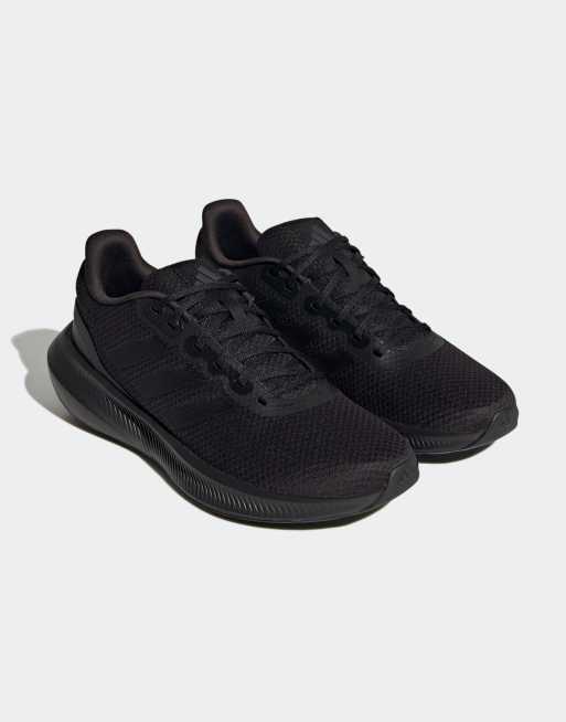 Adidas running shoes black hotsell