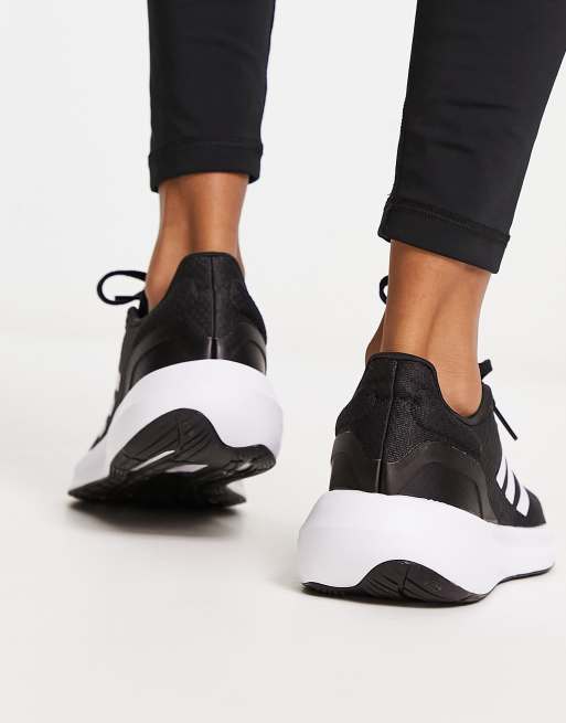 adidas Running - Run Falcon 3.0 - Sneakers i sort og hvid, 3 af 4