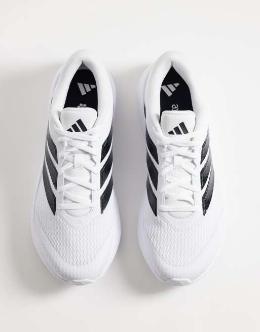 adidas Running Run Falcon 6 Sneaker in Weiß und Schwarz, 3 von 5