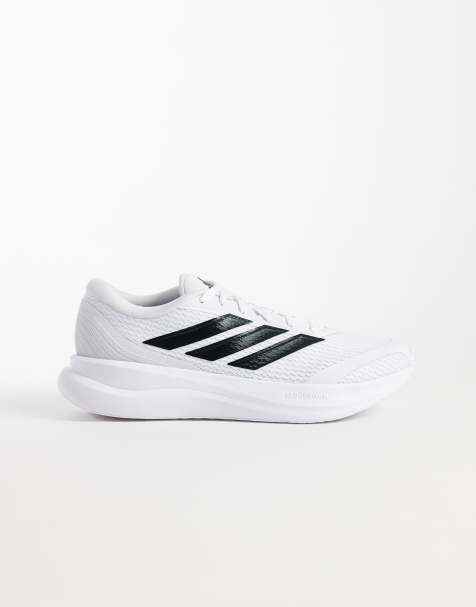 adidas Running Run Falcon 6 trainers in white and black - view 1