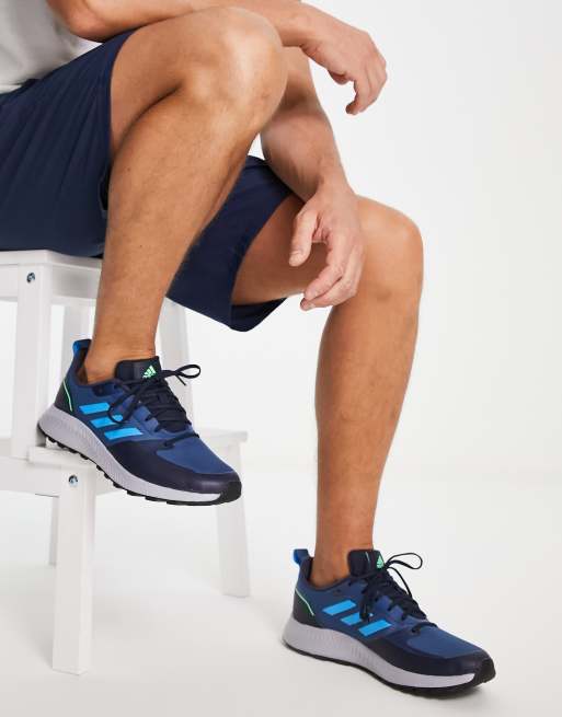 adidas Running - Run Falcon Trail 2.0 - Sneakers i blå 