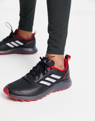 adidas Running Run Falcon Trail 2.0 trainers in black