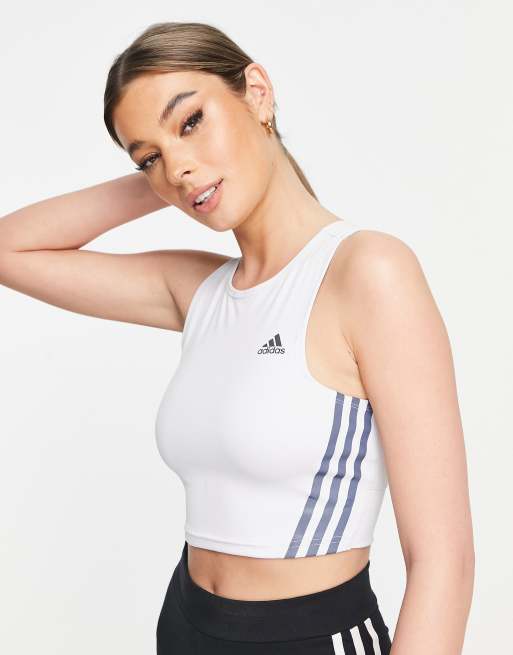 adidas Running – Run Icons – Jasnoszary top bez rękawów