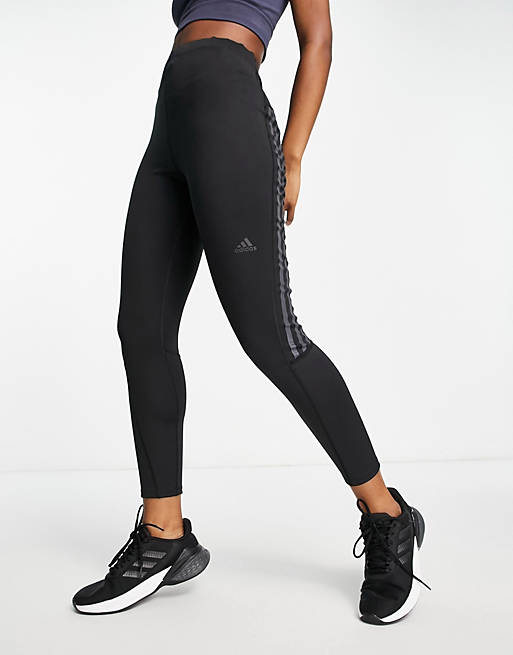  adidas Running Run Icons leggings in black 