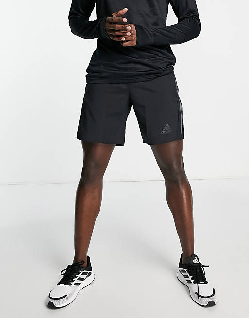 adidas Running Run Icons shorts in black