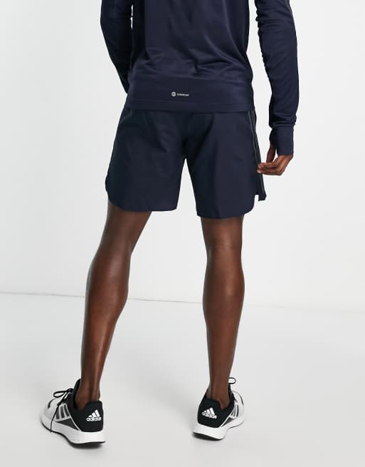 adidas Running Run Icons shorts in navy, 2 of 4
