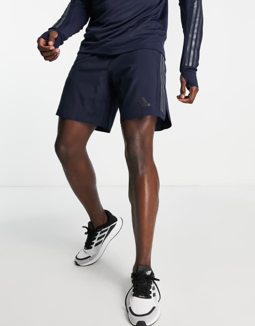 adidas Running Run Icons shorts in navy, 3 of 4