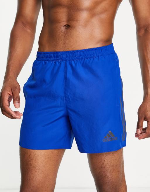 adidas Running Run Icons shorts in royal blue 
