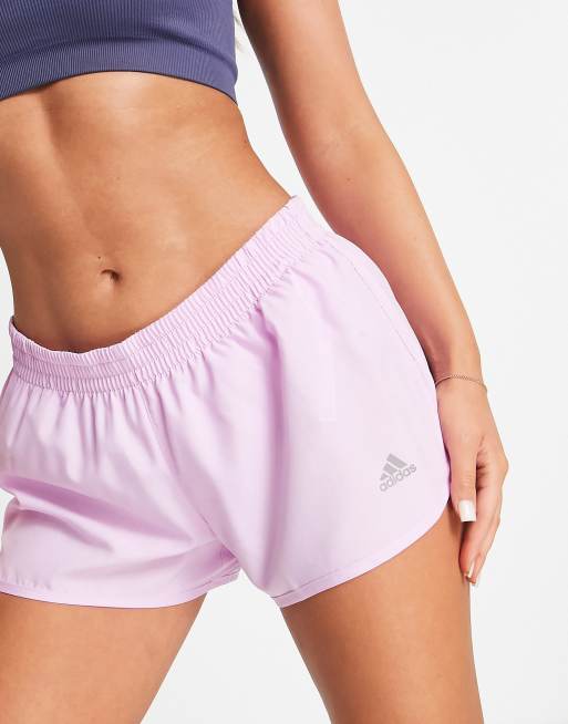 adidas Run Fast Inner Briefs Running Shorts Women - linen green