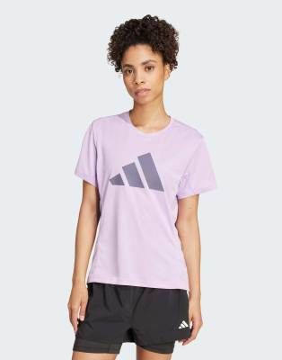 adidas Running - Run it - T-Shirt in Puderpflaume-Lila