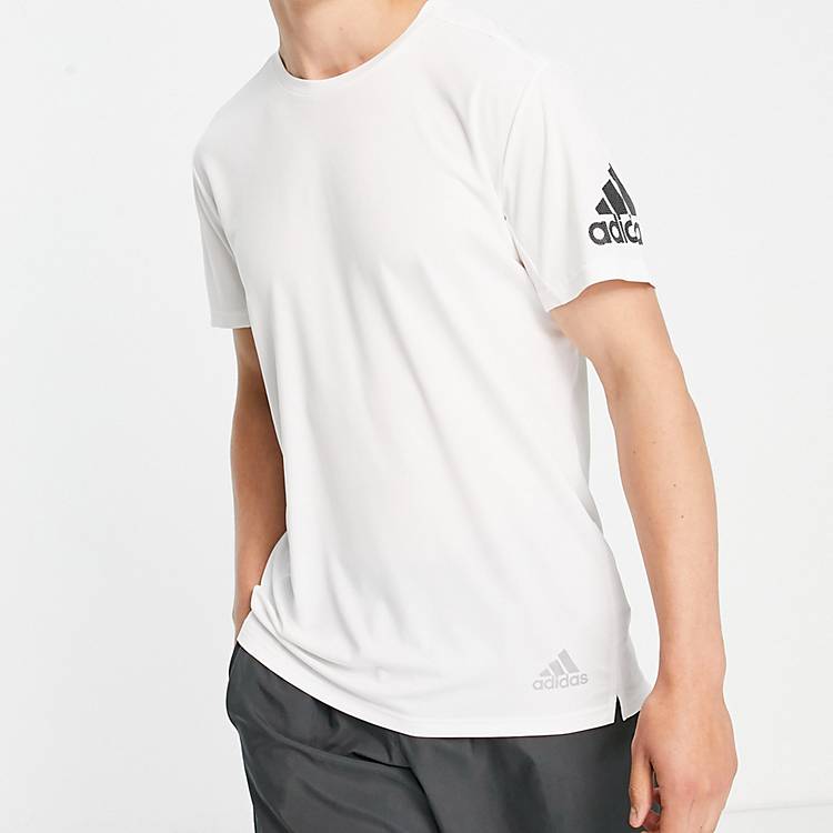 adidas Running Run It t-shirt in white | ASOS