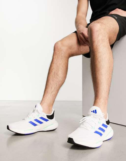 Ru Explícito Elegibilidad adidas Running Run Solarglide sneakers in white and blue | ASOS