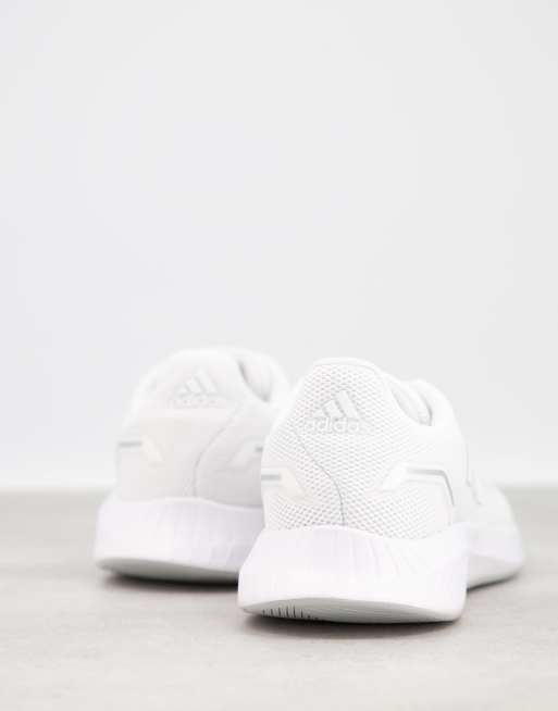 adidas Running Runfalcon 2.0 trainers in white | ASOS