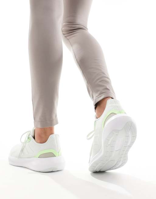 adidas Running – Runfalcon 3.0 – Biało-limonkowe buty sportowe, 3 z 5