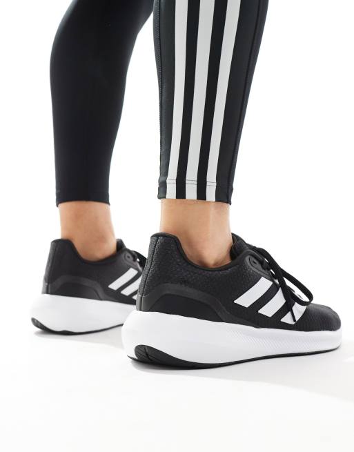 adidas Running Runfalcon 3.0 trainers in black BLACK ASOS